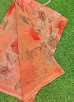 Load image into Gallery viewer, Latest Beautiful Digital Print Floral Georgette Saree
