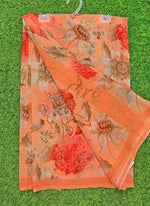 Load image into Gallery viewer, Latest Beautiful Digital Print Floral Georgette Saree