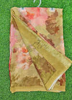 Load image into Gallery viewer, Latest Beautiful Digital Print Floral Georgette Saree