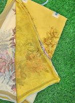 Load image into Gallery viewer, Latest Beautiful Digital Print Floral Georgette Saree