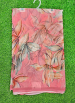 Load image into Gallery viewer, Latest Beautiful Digital Print Floral Georgette Saree