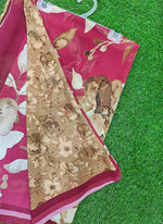 Load image into Gallery viewer, Latest Premium Digital Print Floral Georgette Saree with Blouse