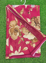 Load image into Gallery viewer, Latest Premium Digital Print Floral Georgette Saree with Blouse