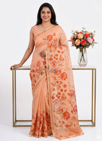 Load image into Gallery viewer, Beautiful Digital Print Kota Saree in Zari Checks