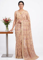 Load image into Gallery viewer, Latest Beautiful Digital Print Crepe Georgette Saree