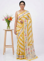 Load image into Gallery viewer, Latest Beautiful Digital Print Crepe Georgette Saree