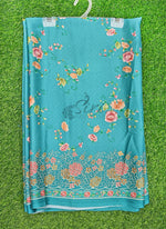 Load image into Gallery viewer, Trendy Floral Digital Print Crepe Georgette Saree