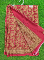 Load image into Gallery viewer, Trendy Floral Digital Print Crepe Georgette Saree