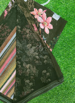 Load image into Gallery viewer, Latest Beautiful Digital Print Floral Georgette Saree