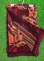 Load image into Gallery viewer, Latest Beautiful Digital Print Floral Georgette Saree