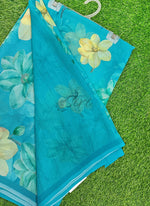 Load image into Gallery viewer, Siri Collections Beautiful Digital Print Floral Georgette Saree