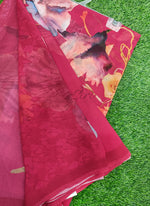 Load image into Gallery viewer, Siri Collections Beautiful Digital Print Georgette Saree