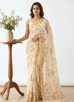 Load image into Gallery viewer, Siri Collections Premium Digital Print Crepe Georgette Saree