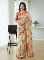 Load image into Gallery viewer, Designer Kala Silk Saree in Embroidery Work