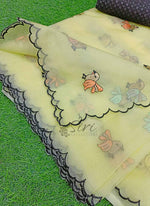 Load image into Gallery viewer, Lovely Designer Organza Cutwork Saree