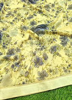 Load image into Gallery viewer, Lovely Floral Print Designer Georgette Saree