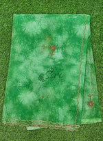 Load image into Gallery viewer, Lovely Shibori Design Organza Saree in Handwork