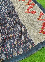 Load image into Gallery viewer, Elegant Digital Print Semi Tussar Saree in Rich Pallu
