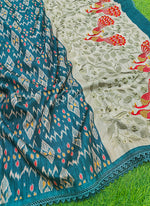 Load image into Gallery viewer, Elegant Digital Print Semi Tussar Saree in Rich Pallu