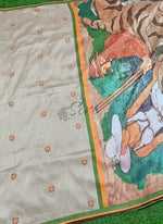 Load image into Gallery viewer, Lovely Saree in Digital Print and Embroidery Work