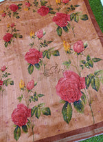 Load image into Gallery viewer, Beautiful Jute Silk Saree in Digital Print