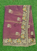 Load image into Gallery viewer, Lovely Designer Crush Saree in Scallop Border