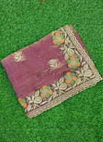 Load image into Gallery viewer, Lovely Designer Crush Saree in Scallop Border