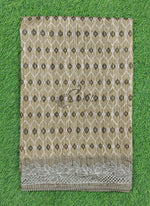 Load image into Gallery viewer, Designer Digital Print Semi Tussar Saree in Cutwork Borders