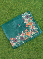 Load image into Gallery viewer, Beautiful Designer Crush Saree in Scallop Border