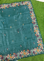 Load image into Gallery viewer, Beautiful Designer Crush Saree in Scallop Border