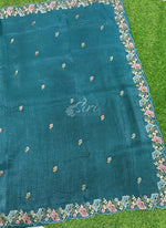 Load image into Gallery viewer, Beautiful Designer Crush Saree in Scallop Border