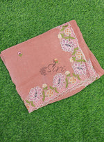 Load image into Gallery viewer, Beautiful Designer Crush Saree in Scallop Border