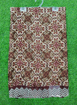 Load image into Gallery viewer, Lovely Metal Georgette Saree in Scallop Border