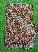 Load image into Gallery viewer, Lovely Metal Georgette Saree in Scallop Border