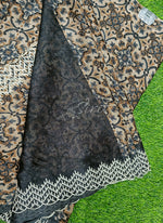 Load image into Gallery viewer, Lovely Metal Georgette Saree in Scallop Border