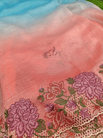 Load image into Gallery viewer, Beautiful Shaded Designer Crush Saree