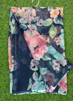 Load image into Gallery viewer, Beautiful Digital Print Nara Chiffon Saree with Blouse