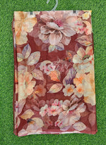 Load image into Gallery viewer, Beautiful Digital Print Nara Chiffon Saree with Blouse