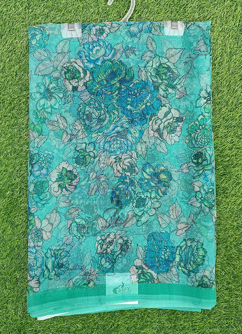 Lovely Digital Print Premium Chiffon Saree