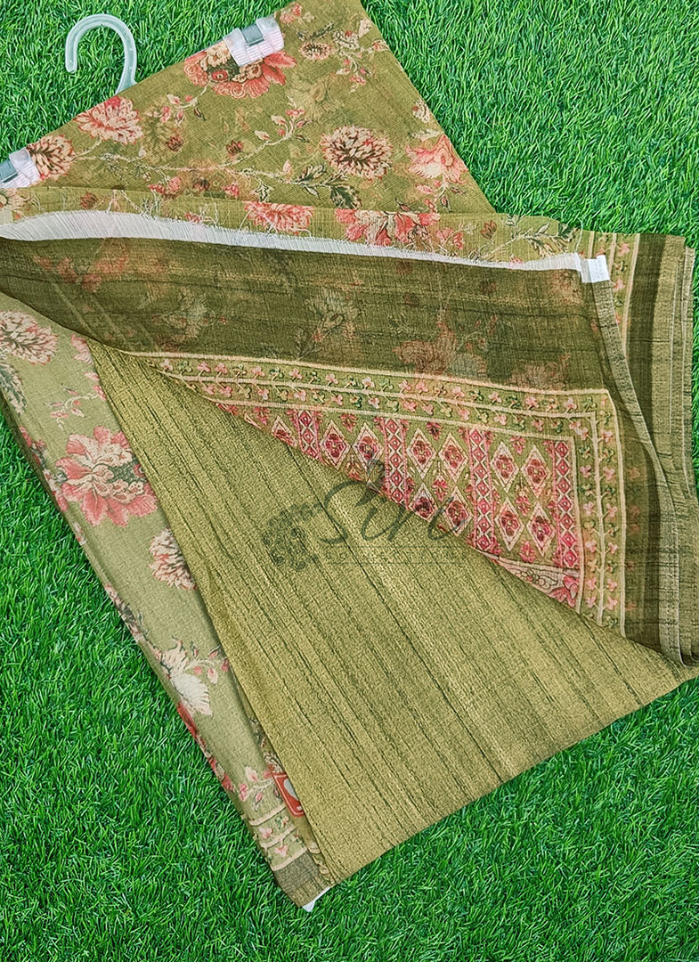 Lovely Digital Print Premium Chiffon Saree