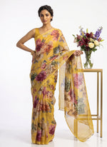 Load image into Gallery viewer, Premium Digital Print Chiffon Sarees with Blouse