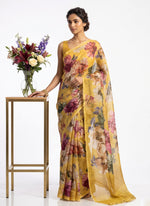 Load image into Gallery viewer, Premium Digital Print Chiffon Sarees with Blouse