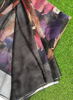 Load image into Gallery viewer, Lovely Premium Digital Print Chiffon Saree in Satin Finish Border