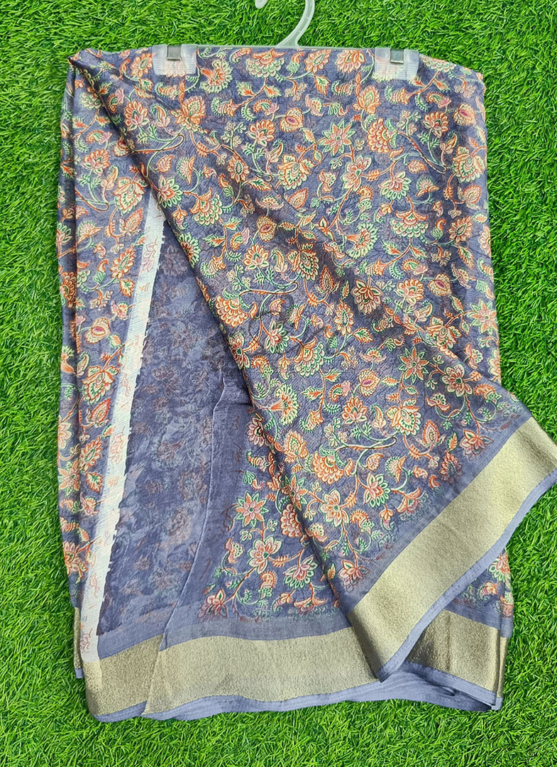 Lovely Printed Chiffon Saree