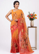Load image into Gallery viewer, Siri Collections Premium Digital Print Chiffon Sarees with Blouse