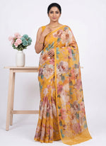 Load image into Gallery viewer, Siri Collections Premium Digital Print Chiffon Sarees with Blouse