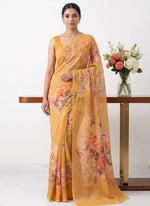 Load image into Gallery viewer, Siri Collections Premium Digital Print Chiffon Sarees with Blouse