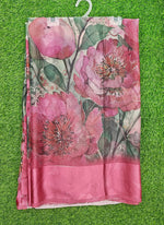 Load image into Gallery viewer, Lovely Premium Digital Print Chiffon Saree in Satin Finish Border