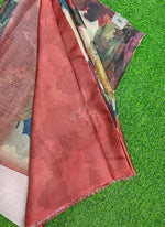 Load image into Gallery viewer, Lovely Premium Digital Print Chiffon Saree in Satin Finish Border