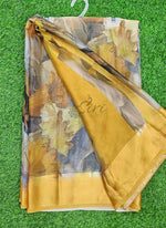 Load image into Gallery viewer, Lovely Premium Digital Print Chiffon Saree in Satin Finish Border